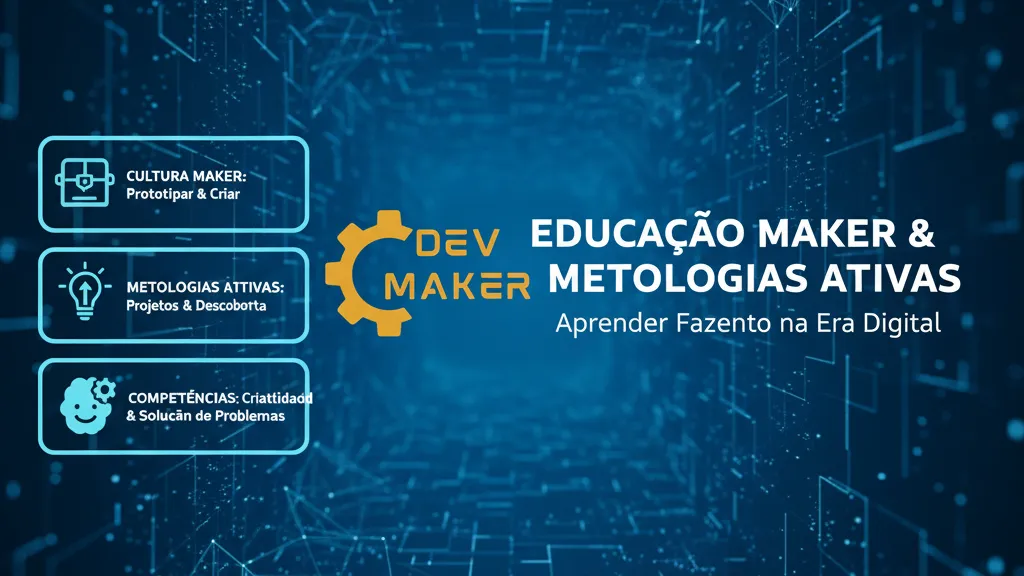 Banner do Post - Educação Maker e Metodologias Ativas: Como Criar e Aprender Fazendo